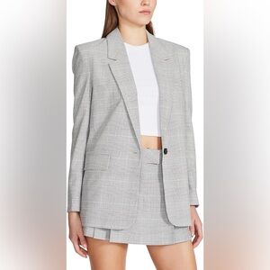 Steve Madden Kris Plaid Blazer - Size XS